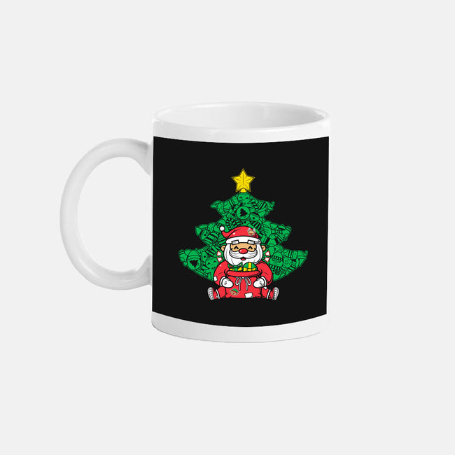 Doodle Claus-None-Mug-Drinkware-krisren28