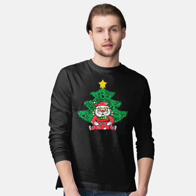 Doodle Claus-Mens-Long Sleeved-Tee-krisren28