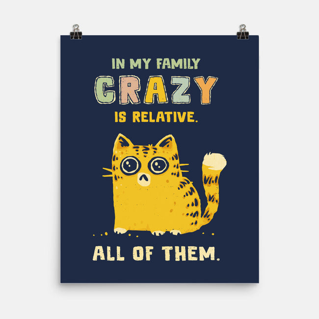 Crazy Is Relative-None-Matte-Poster-kg07