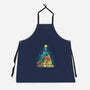 Christmas Tree Dinosaurs-Unisex-Kitchen-Apron-Vallina84