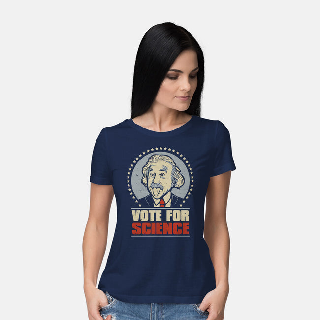 Vote For Albert-Womens-Basic-Tee-Melonseta