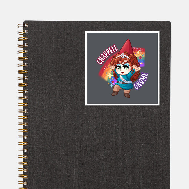 Chappell Gnome-None-Glossy-Sticker-ChristaDoodles