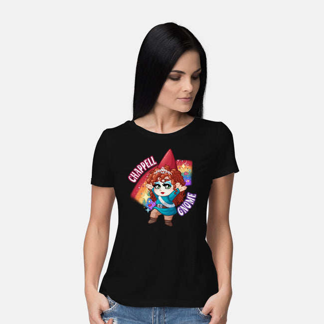 Chappell Gnome-Womens-Basic-Tee-ChristaDoodles