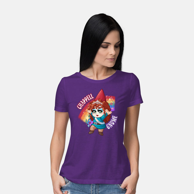 Chappell Gnome-Womens-Basic-Tee-ChristaDoodles