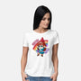 Chappell Gnome-Womens-Basic-Tee-ChristaDoodles