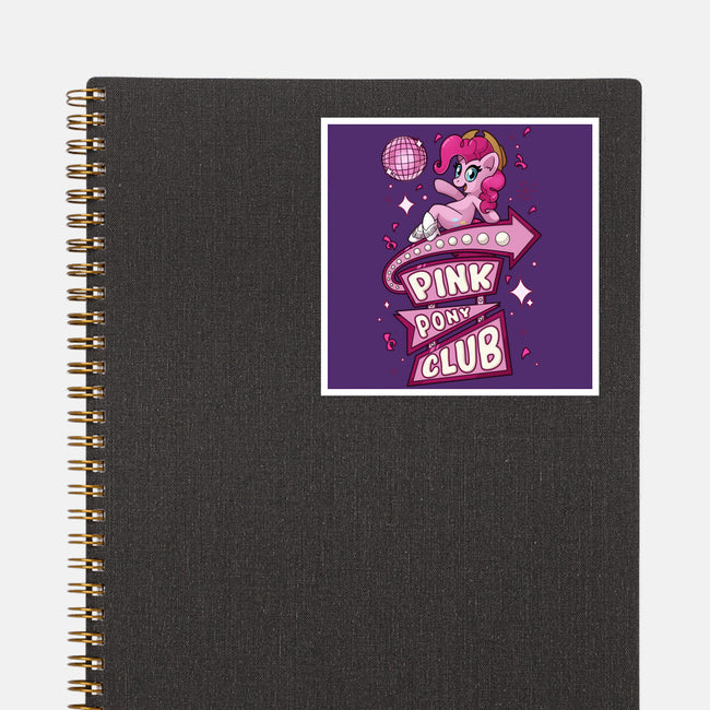 Pinkie Pony Club-None-Glossy-Sticker-ChristaDoodles