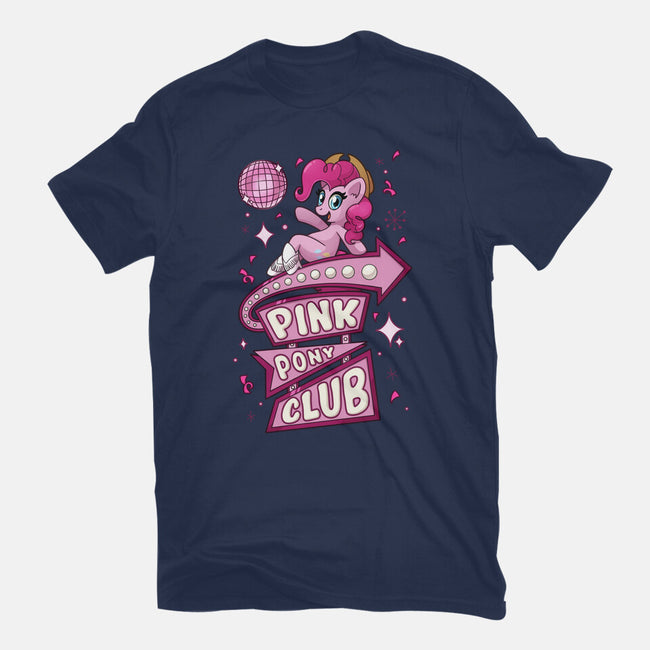 Pinkie Pony Club-Womens-Basic-Tee-ChristaDoodles