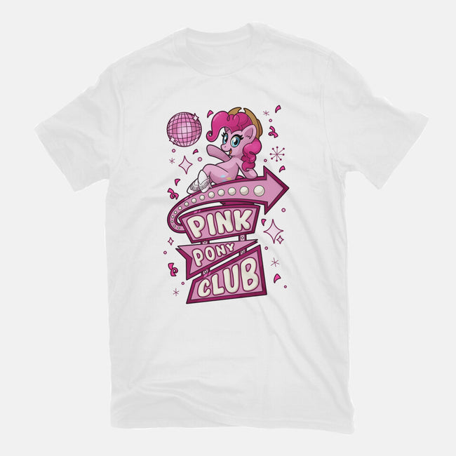 Pinkie Pony Club-Womens-Fitted-Tee-ChristaDoodles