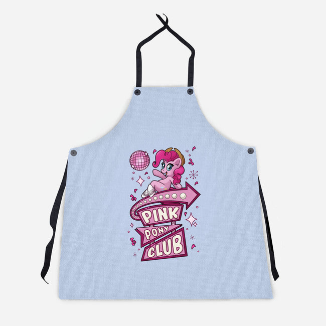 Pinkie Pony Club-Unisex-Kitchen-Apron-ChristaDoodles