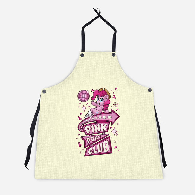 Pinkie Pony Club-Unisex-Kitchen-Apron-ChristaDoodles