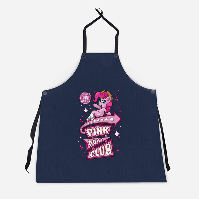 Pinkie Pony Club-Unisex-Kitchen-Apron-ChristaDoodles