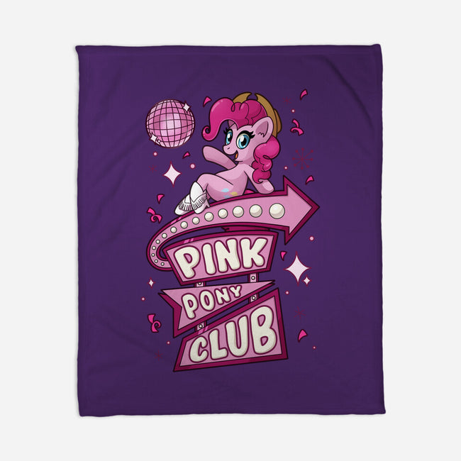 Pinkie Pony Club-None-Fleece-Blanket-ChristaDoodles