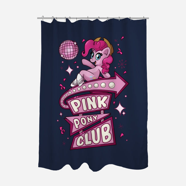 Pinkie Pony Club-None-Polyester-Shower Curtain-ChristaDoodles