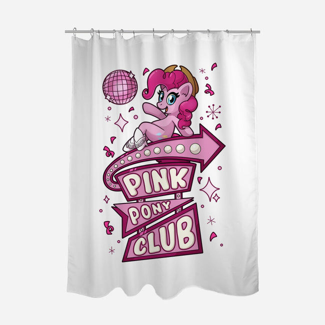 Pinkie Pony Club-None-Polyester-Shower Curtain-ChristaDoodles