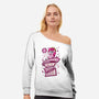 Pinkie Pony Club-Womens-Off Shoulder-Sweatshirt-ChristaDoodles