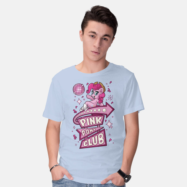 Pinkie Pony Club-Mens-Basic-Tee-ChristaDoodles