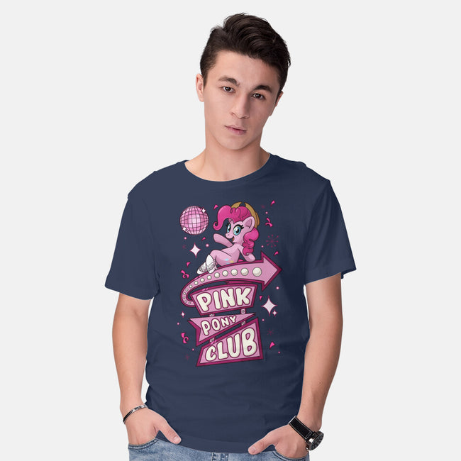 Pinkie Pony Club-Mens-Basic-Tee-ChristaDoodles