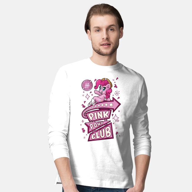 Pinkie Pony Club-Mens-Long Sleeved-Tee-ChristaDoodles