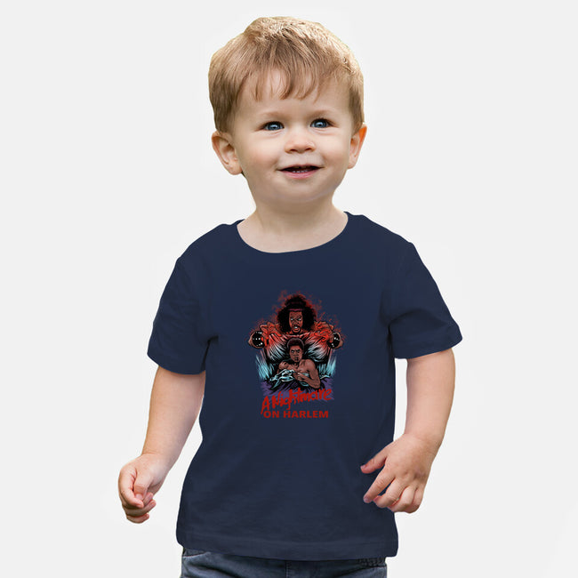 A Nightmare On Harlem-Baby-Basic-Tee-zascanauta