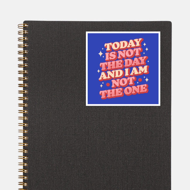 I Am Not The One-None-Glossy-Sticker-koalastudio