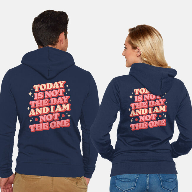 I Am Not The One-Unisex-Zip-Up-Sweatshirt-koalastudio