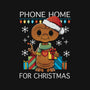 Phone Home For Christmas-Womens-Basic-Tee-Vallina84