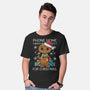 Phone Home For Christmas-Mens-Basic-Tee-Vallina84