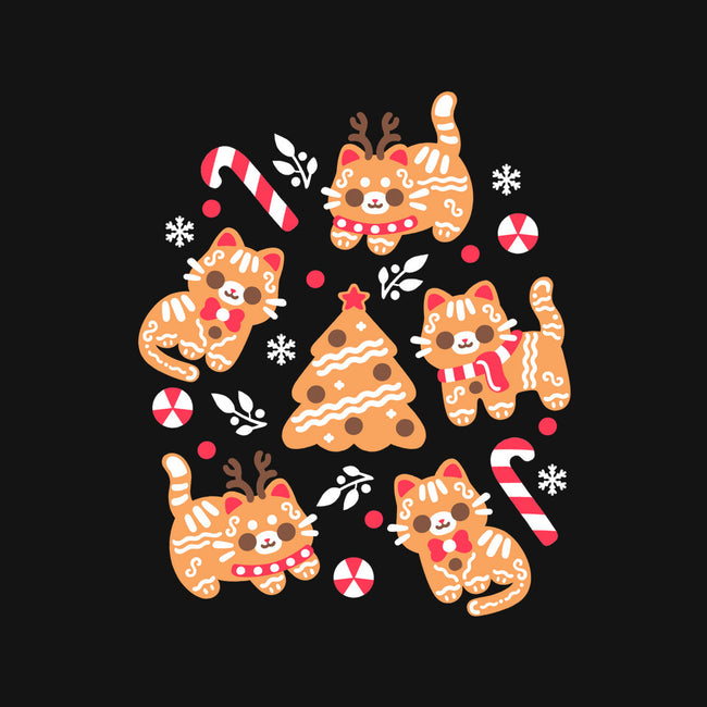 Gingerbread Cats-Womens-Off Shoulder-Tee-NemiMakeit