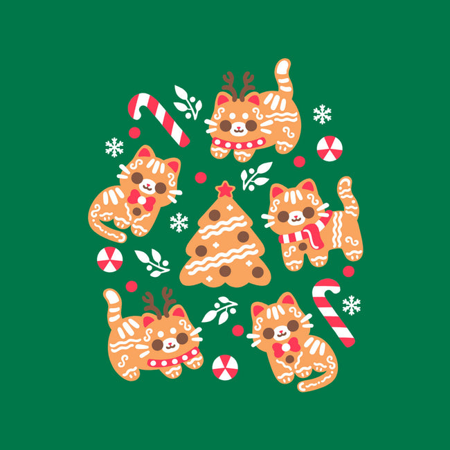 Gingerbread Cats-None-Stretched-Canvas-NemiMakeit