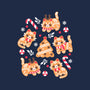 Gingerbread Cats-Womens-V-Neck-Tee-NemiMakeit