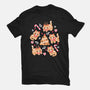 Gingerbread Cats-Mens-Heavyweight-Tee-NemiMakeit