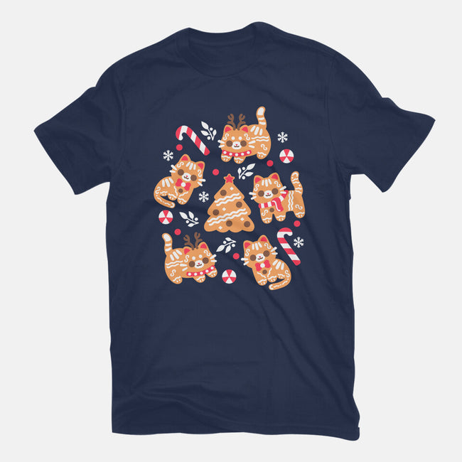 Gingerbread Cats-Youth-Basic-Tee-NemiMakeit