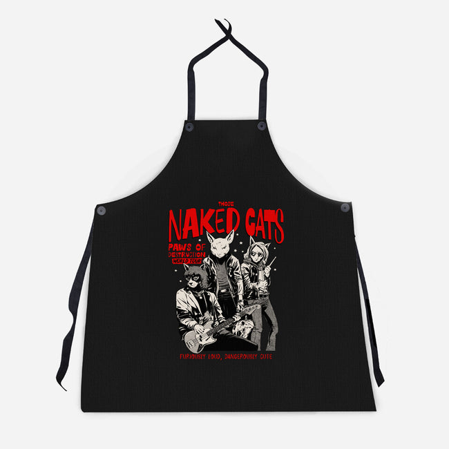 Those Naked Cats-Unisex-Kitchen-Apron-Hafaell