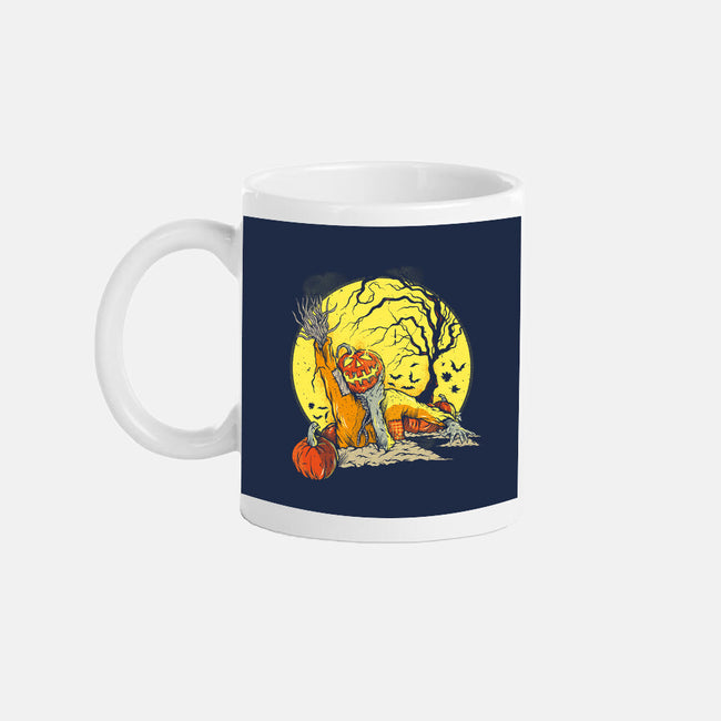 Halloween Rise-None-Mug-Drinkware-Green Devil