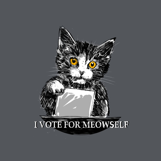 I Vote For Meowself-Mens-Long Sleeved-Tee-kharmazero