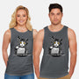 I Vote For Meowself-Unisex-Basic-Tank-kharmazero