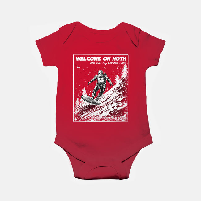 Welcome On Hoth-Baby-Basic-Onesie-kharmazero