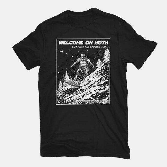 Welcome On Hoth-Youth-Basic-Tee-kharmazero