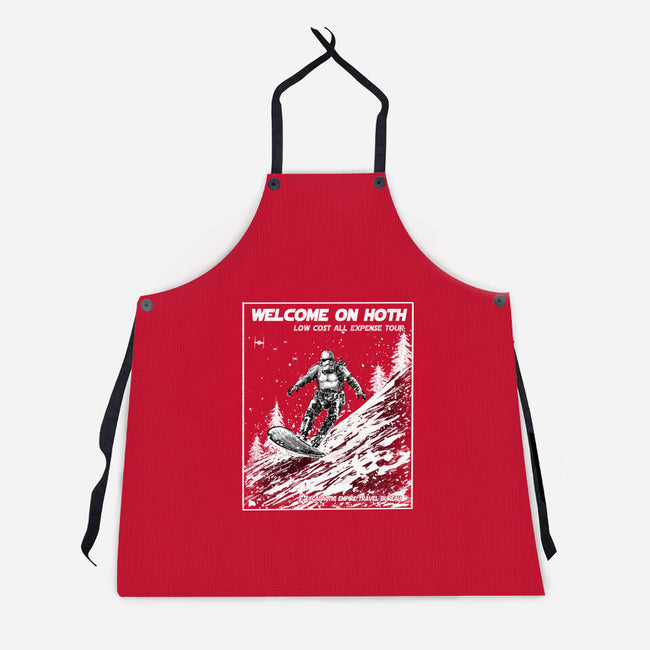 Welcome On Hoth-Unisex-Kitchen-Apron-kharmazero