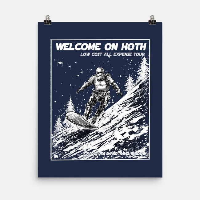 Welcome On Hoth-None-Matte-Poster-kharmazero