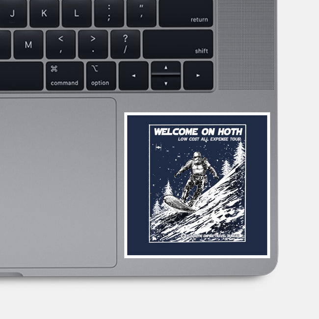 Welcome On Hoth-None-Glossy-Sticker-kharmazero