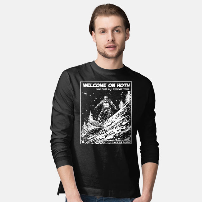 Welcome On Hoth-Mens-Long Sleeved-Tee-kharmazero