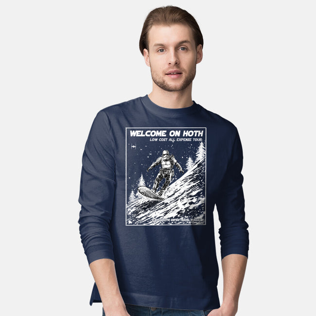 Welcome On Hoth-Mens-Long Sleeved-Tee-kharmazero