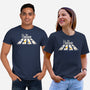 The Horror Crossing-Unisex-Basic-Tee-rocketman_art