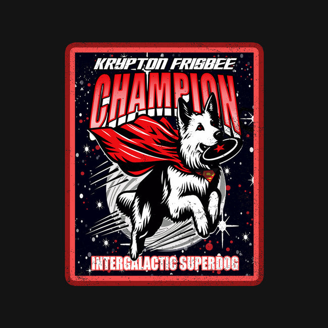 Krypton Frisbee Champ-None-Removable Cover w Insert-Throw Pillow-palmstreet