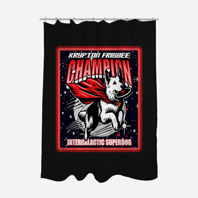 Krypton Frisbee Champ-None-Polyester-Shower Curtain-palmstreet