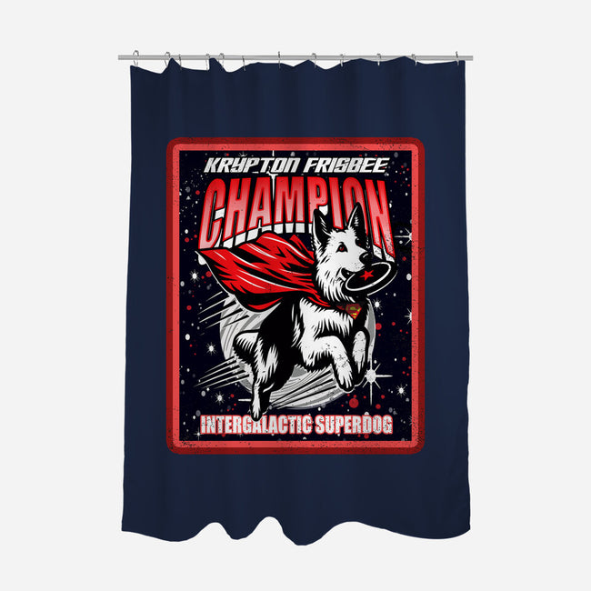 Krypton Frisbee Champ-None-Polyester-Shower Curtain-palmstreet