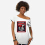 Krypton Frisbee Champ-Womens-Off Shoulder-Tee-palmstreet