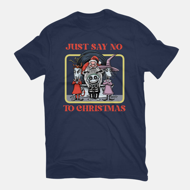 Say No To Christmas-Mens-Heavyweight-Tee-zascanauta