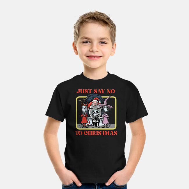 Say No To Christmas-Youth-Basic-Tee-zascanauta